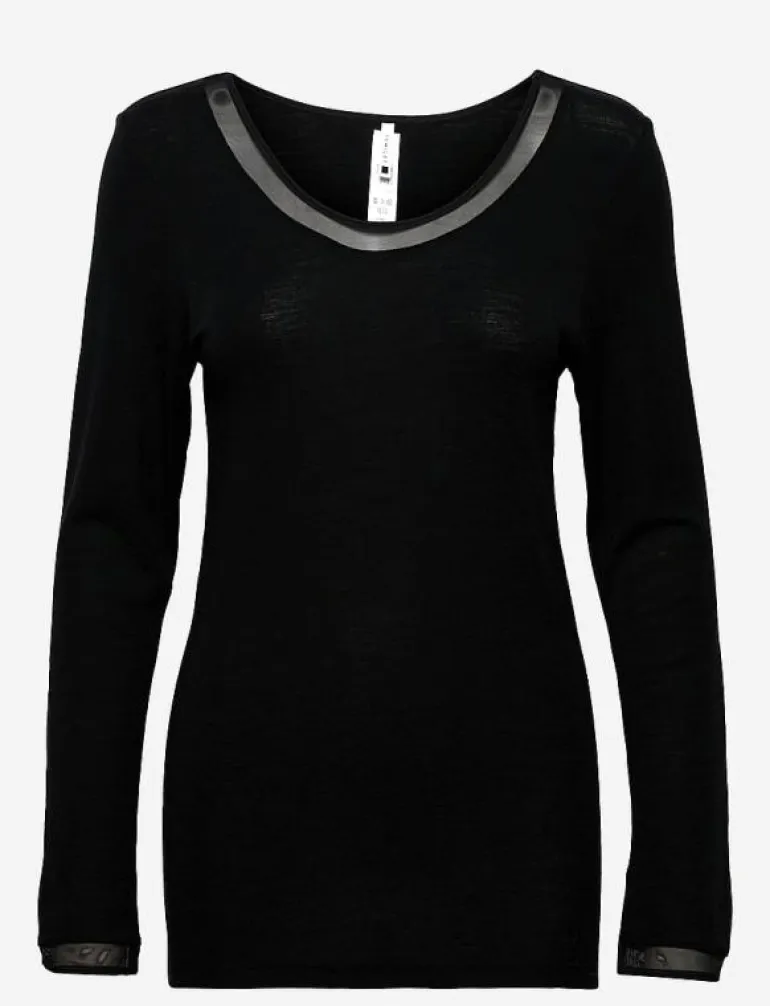 JULIANA T-SHIRT LONG SLEEVE WOOL - Underställströjor