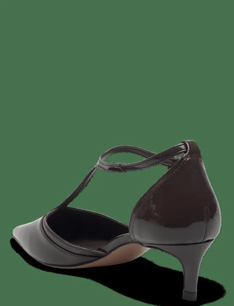 Kitten-heel patent leather shoes - Pumps