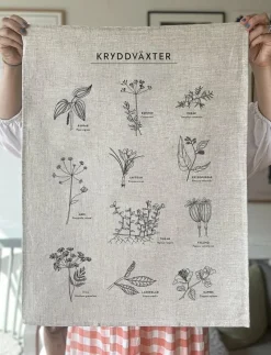 Kökshandduk Kryddväxter - Kökshanddukar
