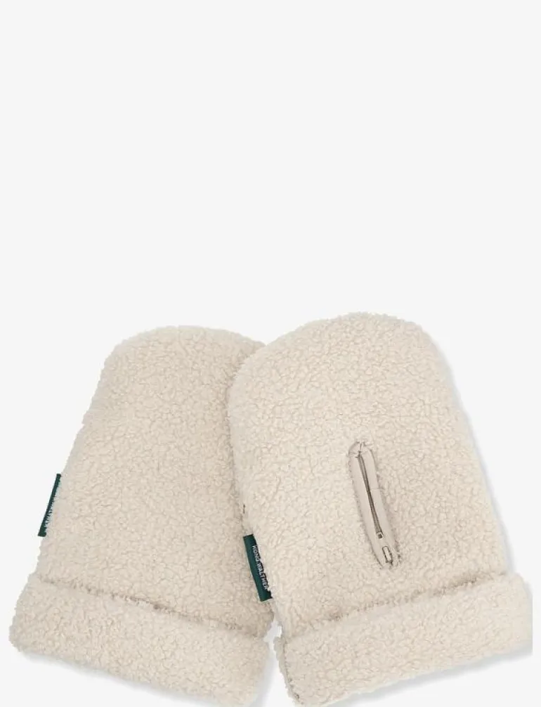 KONG.WALTHER Creme Teddy Stroller Gloves - Barnvagnstillbehör