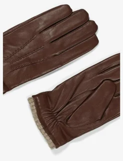 Leather Gloves Ted - Fingervantar
