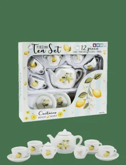 Lemon 12 pcs porcelain tea set - Leksakskök & Tillbehör
