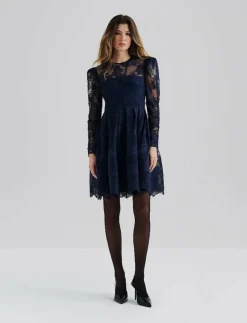 Leoni Lace Mini Dress - Korta klänningar