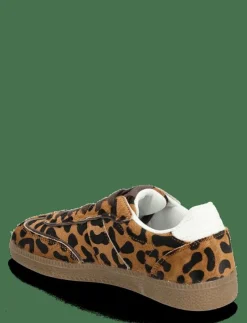 Leopard leather sneakers - Låga sneakers