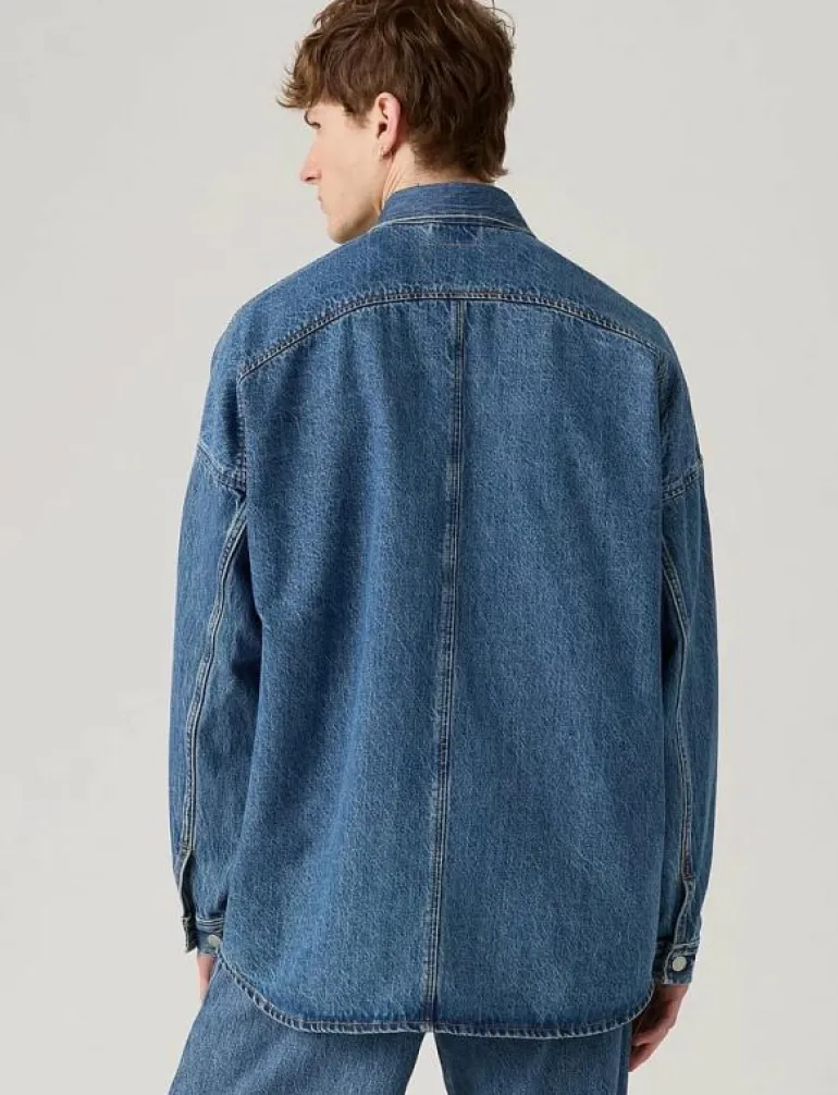 LEVIS TWIST SHACKET LETS DO TH - Ofodrade jeansjackor