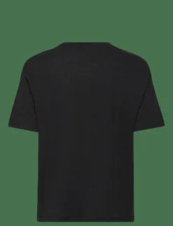 Linen Blend Boxy Tee - T-shirts