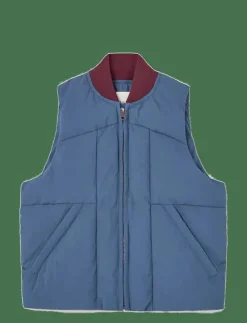LOBSTER KID PUFFER VEST BLUE-GREY - Väst
