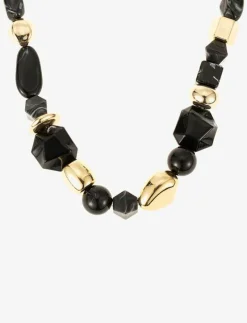 Lolla chunky necklace beige - Statementhalsband