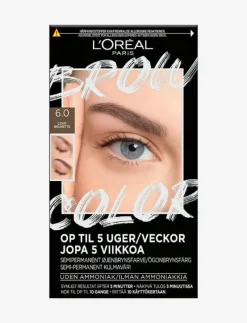 L'Oréal Paris, Brow Color, Semi-permanent eyebrow color, 6.0 Light Brunette, 30ml - Ögonbrynsfärg