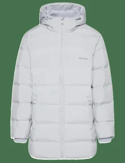 LS BONDED CHNNLD LONG HOODED PUF - Fodrade jackor