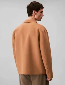 LS DOUBLE FACE WOOL BLEND CHORE - Ulljackor