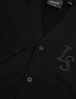 L&S Monogram Button Through Cardigan - Koftor