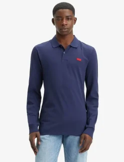 LS SLIM HOUSEMARK POLO NAVAL A - Långärmade pikéer