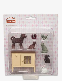 LUNDBY HUSDJURS SET - Tillbehör till dockhus