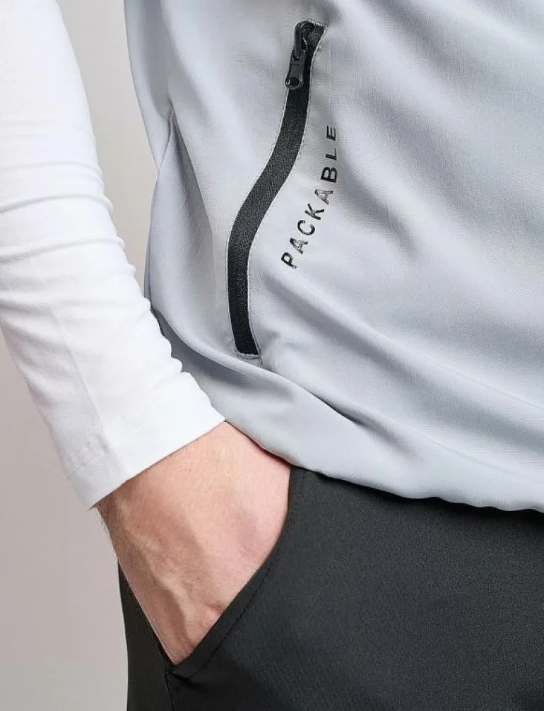 Mens 80 G Short Sleeve Packable Shield - Golfjackor
