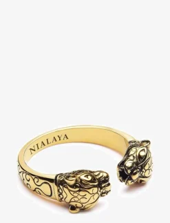 Men's Gold Panther Ring - Ringar