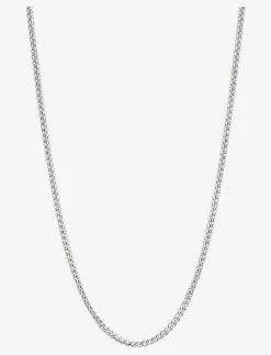Men's Squared Silver Chain - Halsband