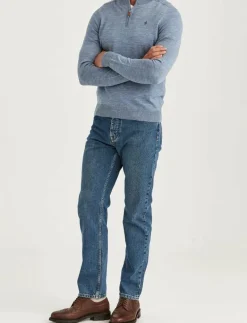 Merino John Zip - Stickat