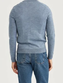 Merino John Zip - Stickat