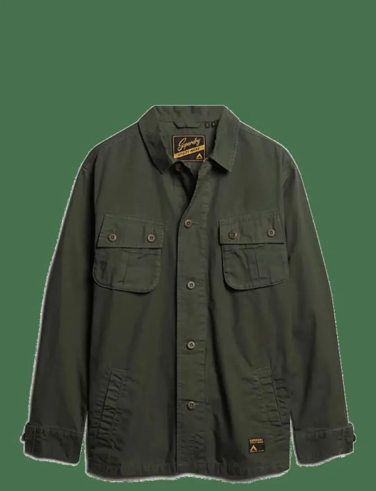 MILITARY OVERSHIRT JACKET - Tunna jackor