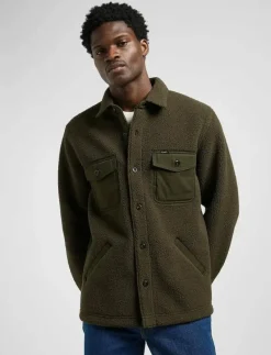MIXED SHERPA OVERSHIRT - Jackor & rockar