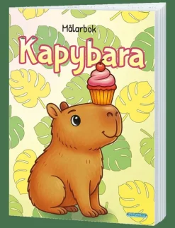 MÅLARBOK KAPYBARAS - Målar- & pysselböcker
