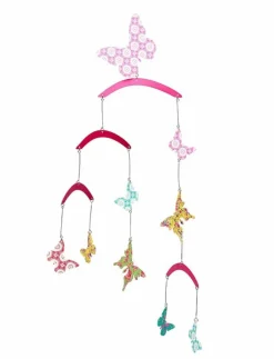 Mobile ''Butterflies'' in fabric - Sängmobiler