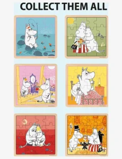 Moomin - Wooden Square Puzzle - Hugs - Träpussel