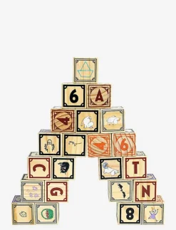 Moomin Wooden Alphabet Blocks - Byggklossar