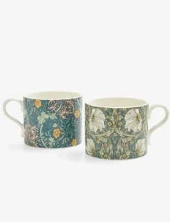 Morris & Co Mug Seaweed & Pimpernel 2-p - Kaffekoppar