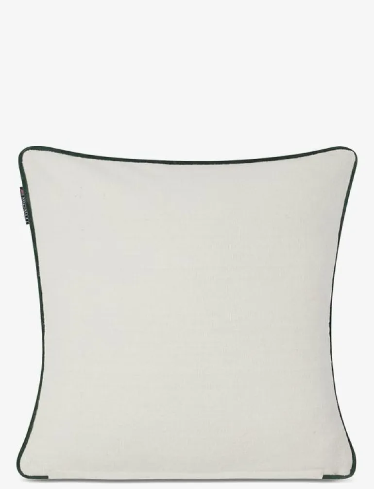 Mountain Logo Recycled Cotton Canvas Pillow Cover - Kuddfodral
