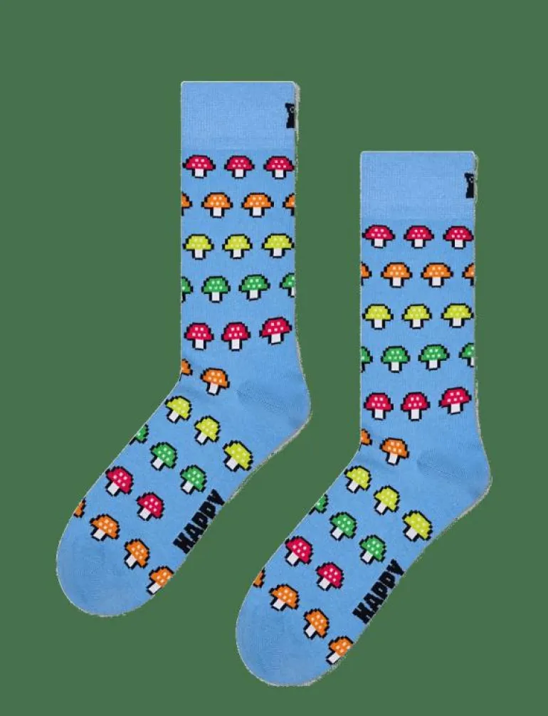 Mushroom Stripe Sock - Sockor