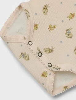 NBFLAVO KIS LS SLIM BODY LIL - Långärmad body