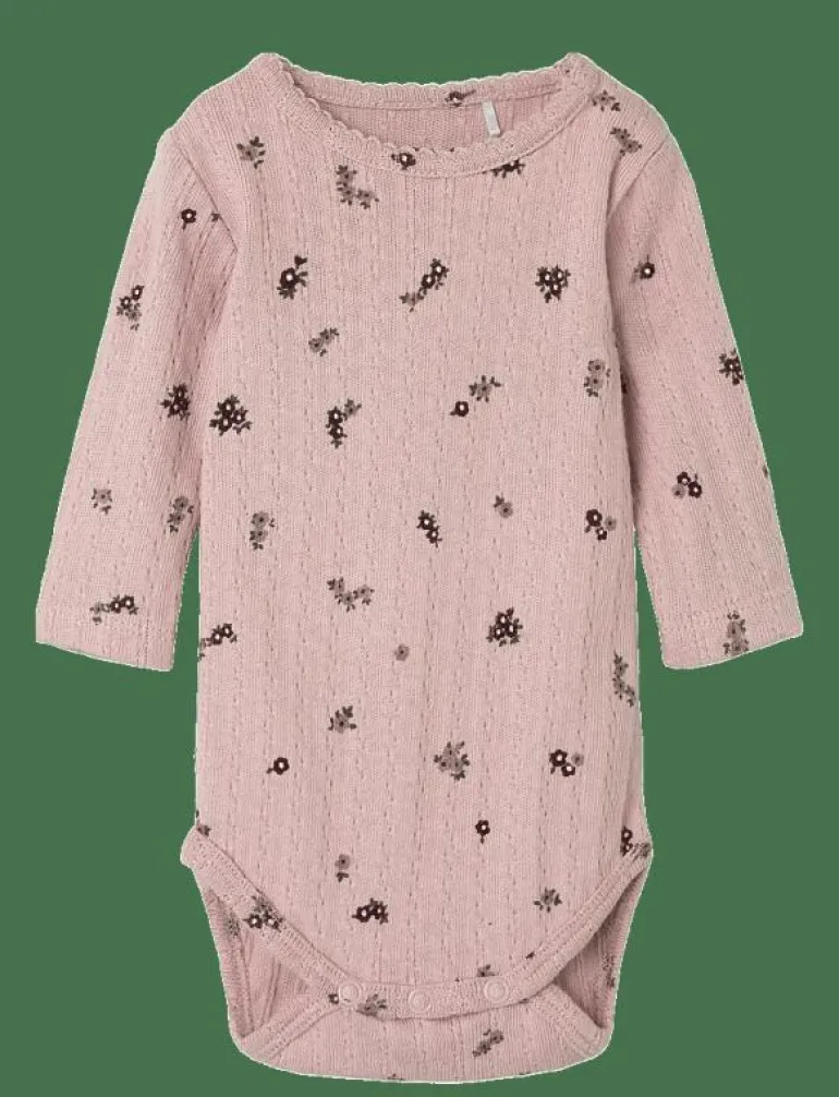 NBFLOWER LS BODY - Långärmad body
