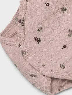 NBFLOWER LS BODY - Långärmad body