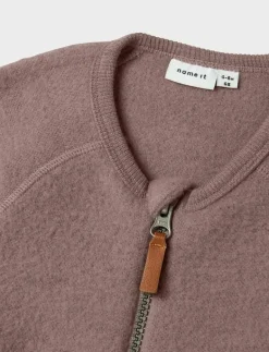 NBFWMINO WOOL BRU LS SUIT NOOS - Fleeceoverall