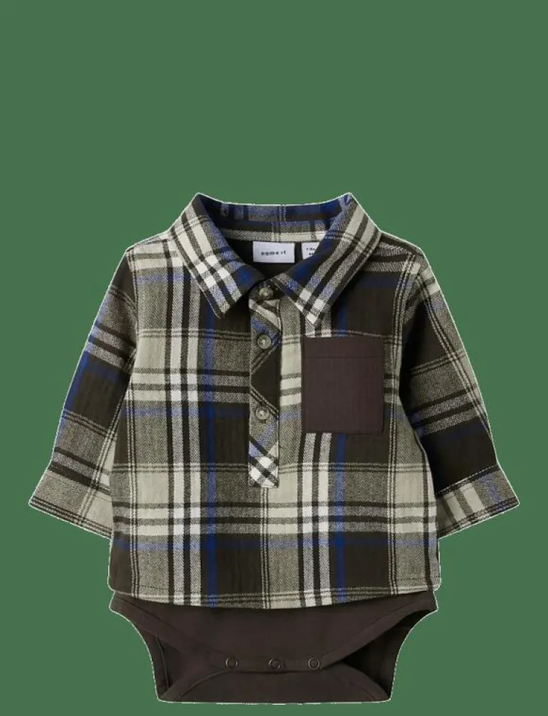 NBMNOLAND LS SHIRT BODY - Långärmad body