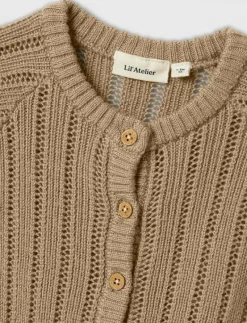 NBMNOMO WOOL KNIT SUIT LIL - Långärmad bodysuit