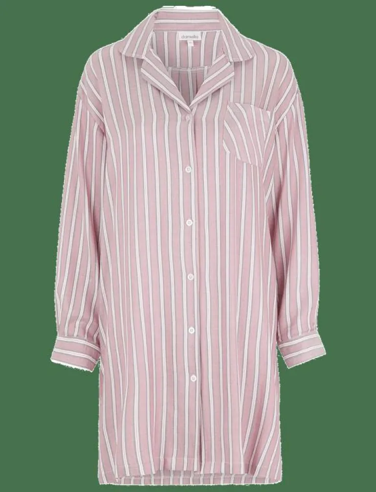 Nightdress long sl - Nattlinnen