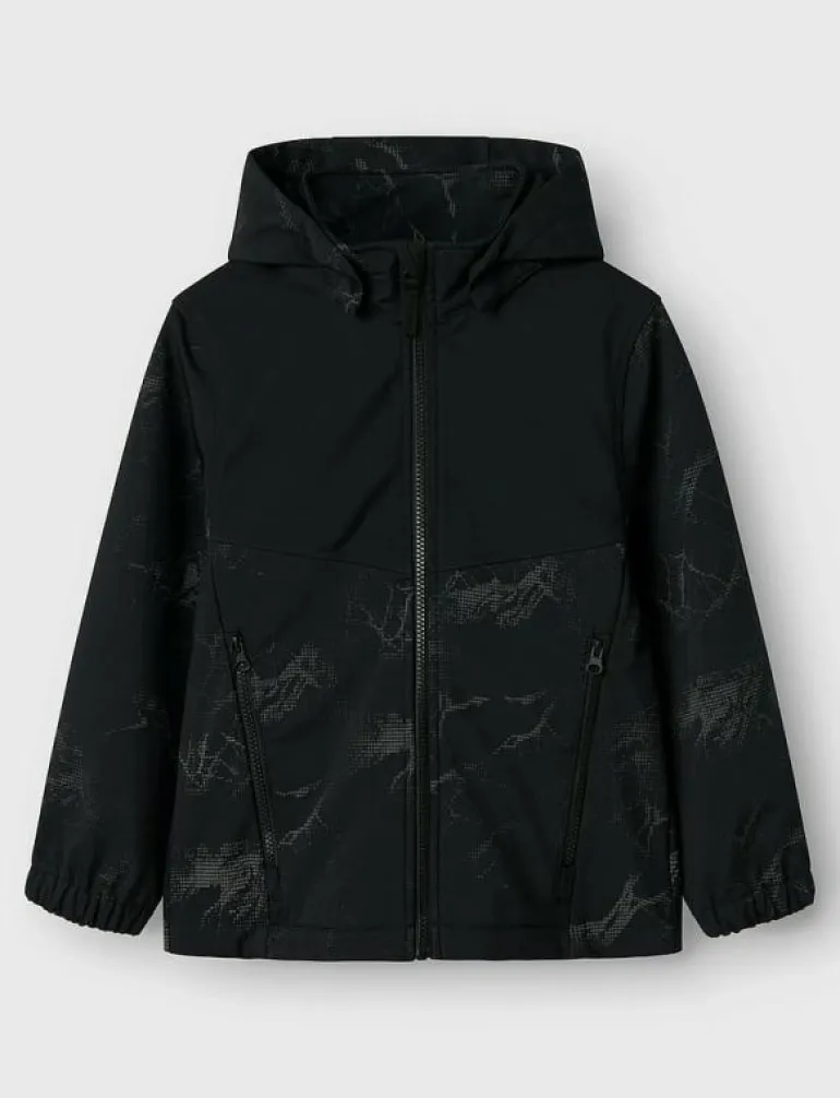 NKMALFA08 SOFTSHELL JACKET REF AOP FO - Jackor