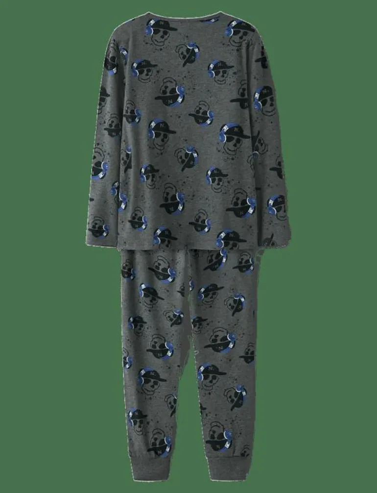 NKMNIGHTSET DARK GREY MEL SKULL NOOS - Set