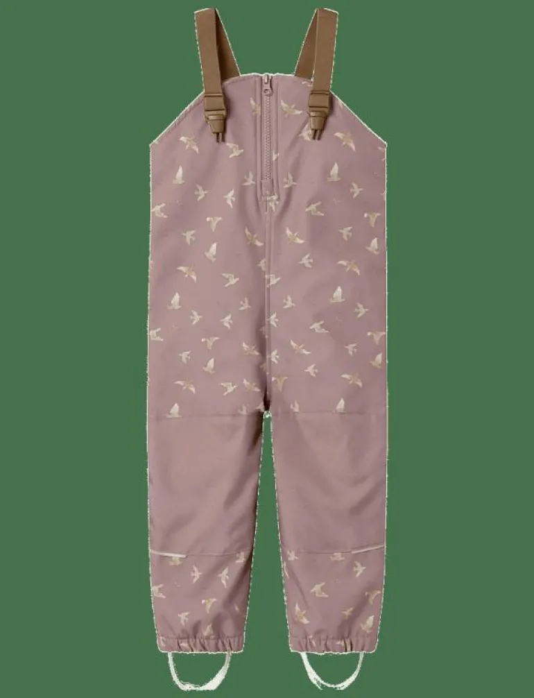 NMFALFA08 SOFTSHELL BIB PANT AOP FO - Byxor