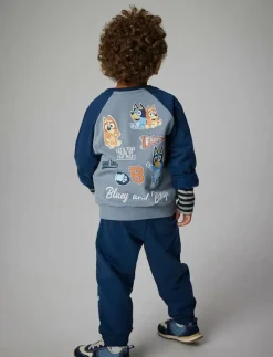 NMMSILAS BLUEY NREG SWEAT BRU SKY - Sweatshirts
