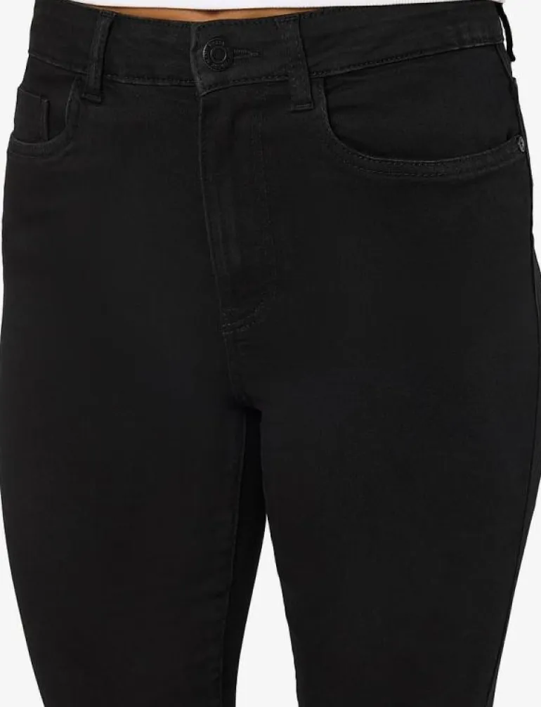 NMSALLIE HW SK FLARED VI023BL FWD NOOS - Utsvängda jeans
