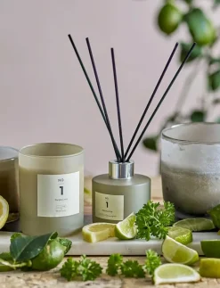 NO.1-Parsley Lime Scent Candle - Blockljus