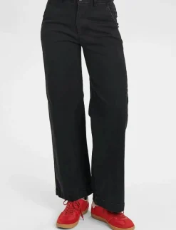 NUAMBER PANTS SHORT BLACK - Chinos