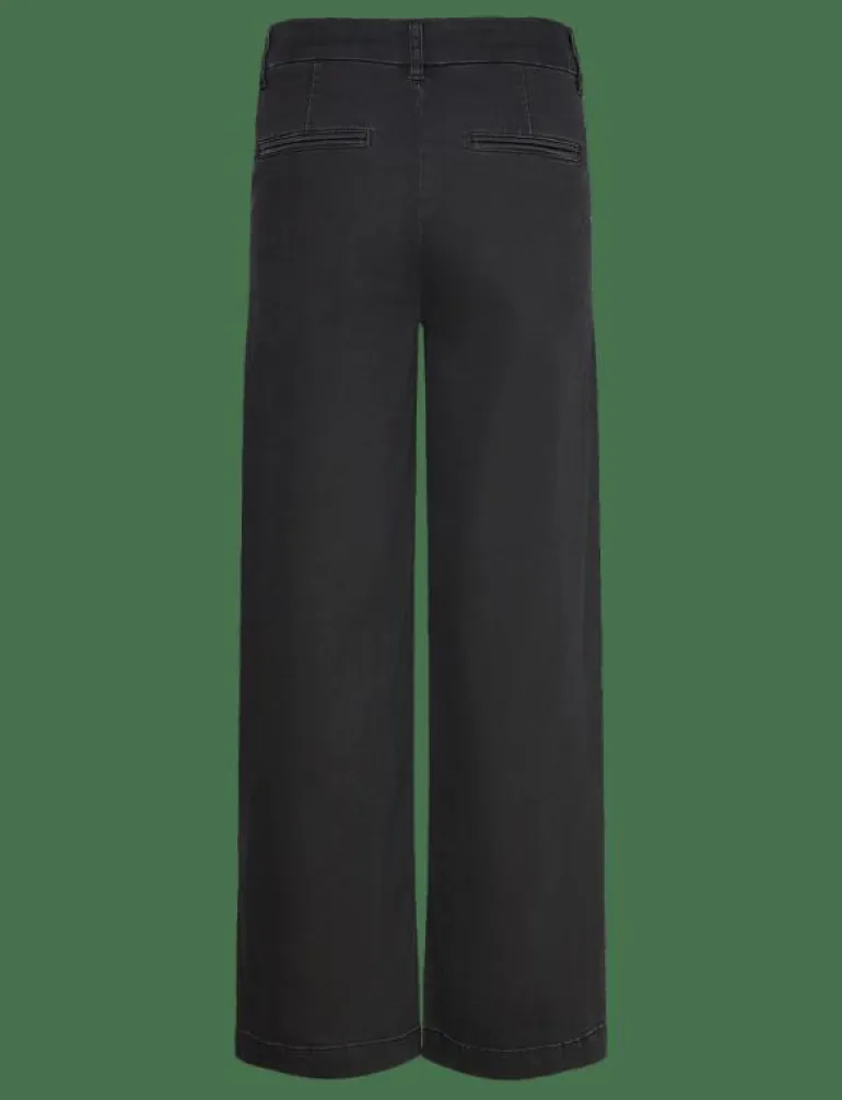 NUAMBER PANTS SHORT BLACK - Chinos