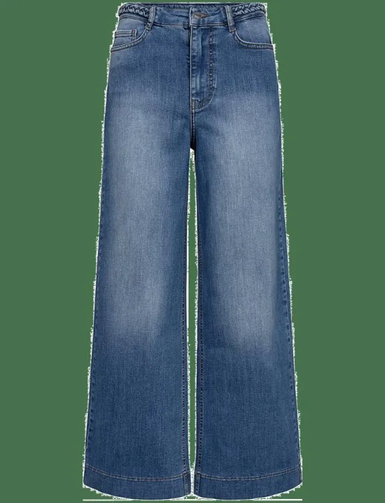 NUPARIS CROPPED JEANS - Vida byxor