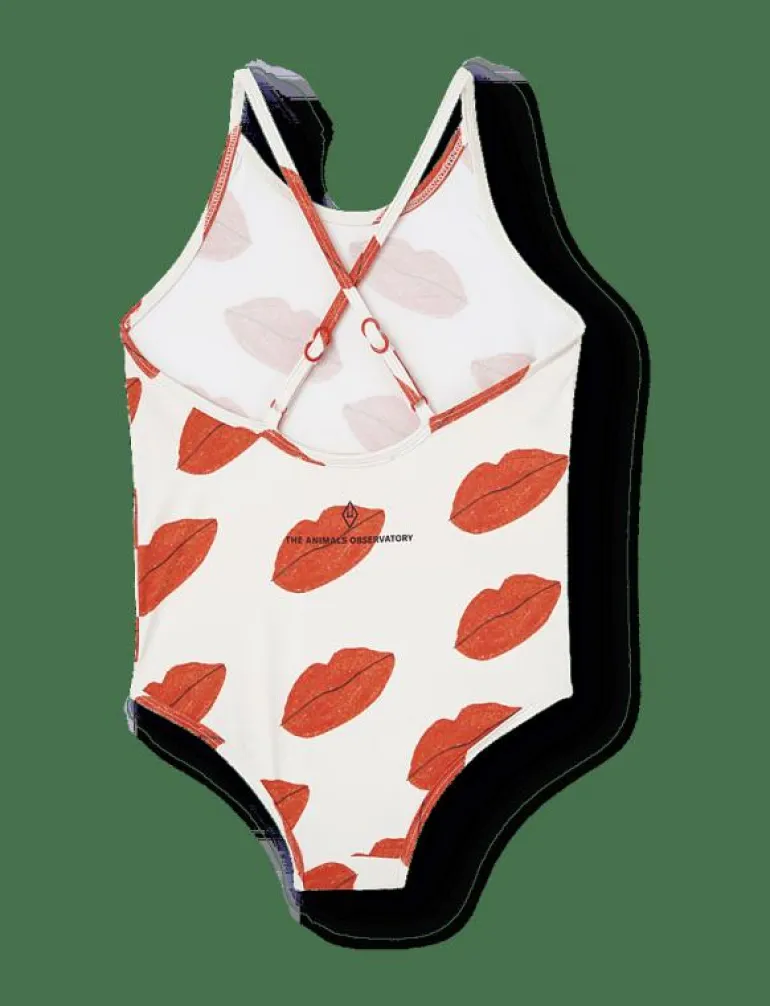 OCTOPUS KID SWIMSUIT White The Animals - Baddräkt