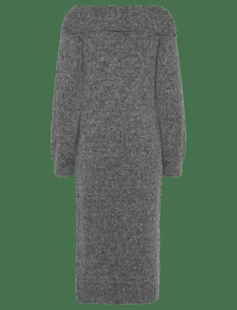 OLMMARIE LS OFF SHOULDER DRESS KNT - Stickade klänningar